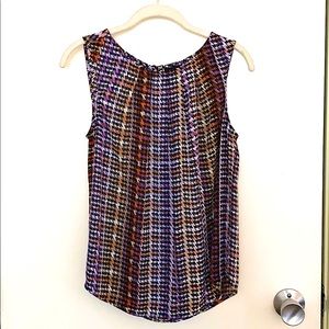 Worthington Pleat Neck Tank Top NWOT